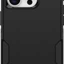OtterBox iPhone 15 Pro (Only) Commuter Series Case - Black, Slim & Tough, Pocket-Friendly, with Port Protection