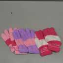 EBOOT Kids Gloves Full Fingers Knitted Gloves Warm Mitten Winter Favor for Little Boys and Girls(Color Set 4, 4-7 Years)