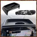 Muslogy Dashboard Storage Box Compatible with 2021 2022 2023 2024 GMC Yukon Chevy Tahoe Suburban Accessories Insert Behind Screen Console Organizer for Tahoe Suburban 2021-2024 Not for Denali(Black)