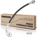 A-Premium Rear Passenger Brake Hydraulic Hose Compatible with Select Pontiac Models - Grand Prix 2005 2006 2007 2008, V8 5.3L - Replace# 15899045