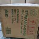 National Tree Company 6 ft Pre-Lit Flocked Acacia Artificial Christmas Tree, 300 Clear Lights, 840 Branch Tips, Includes Stand, Green