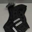 ZELUS Weighted Vest, 12lb Weight Vest with Reflective Stripe for Workout, Strength Training, Running, Fitness, Muscle Building, Weight Loss, Weightlifting, Black(12 lb)