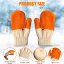 2026 Winter Goose Gloves, Funny Novelty Animal Gloves with Thermal Soft Lining, Cute Goose Mittens Gift for Girl Friend Women