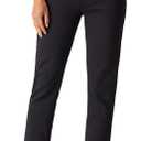 Levi Strauss Signature Gold Women's Totally Shaping Ultimate Ankle Straight Mid-Rise Stretch Denim Jeans (Noir)