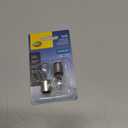 HELLA 7225TB Standard Series Incandescent Miniature Light Bulb, Twin Pack, Multi-Color, 12V 21/4W Baz15D S8