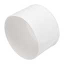 uxcell 5 Pcs Rubber End Caps 75mm ID Vinyl Round Tube Bolt Cap Cover Screw Thread Protectors White, 50mm Height