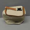 BABEYER Breastmilk Cooler Bag with Ice Pack Fits 6 Baby Bottles Up to 9 Ounce, Baby Bottle Bag with Shoulder Strap for Nursing Mom Daycare, Cream