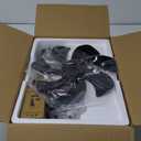 DLLT Caged Ceiling Fan with Light: 20" Farmhouse Fandelier with Light and Remote - Black Rustic Chandelier with Fan for Bedroon Kitchen Living Dining Room