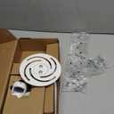 DYNAVISTA Full Motion Universal Ceiling Projector Mount Bracket with Adjustable Height and Extendable Arms Rotating Swivel Mount for Home and Office Projector (White)