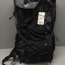 Naturehike Hiking Camping Backpack 45L/65L Lightweight Internal Frame with Rain Cover for Backpacking Outdoor Sports ((60+5) L Black, (60+5) L)