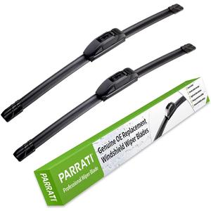 OEM QUALITY 22" + 22" PARRATI Premium All-Season Windshield Wiper Blades (Set of 2)