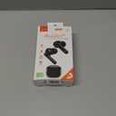 iLive Electronics IAEBT411W in-Ear Active-Noise-Canceling True Wireless Bluetooth Earbuds with Microphones and Charging Case, Sweatproof, Touch Controls, Black