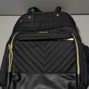 Laptop Backpack for Women Work Bag - 15.6 inch Black Travel Backpack College Backpack with USB Charger Business Office Back Pack for Teacher Casual Waterproof Bookbag for Nurses