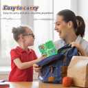 Sensory Activity Board, Six-Sided Silicone Sensory Fidget Toy with 20 Strings for Autism, Stress Relief, Calming, Focus & ADHD,Great for 3+ Year Old, Stuffers Gifts for Teen Girl