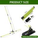 Golf Alignment Stick Holder, Golf Swing Trainer Training Aid, Adjustable Golf Posture Corrector, Portable Golf Swing Correction Equipment for Indoor & Outdoor Practice for Men Women Beginners