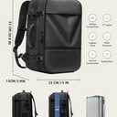 Vacuum Seal Backpack Travel with Ultra-Powerful Pump, 80L Expandable Travel Backpack with Vacuum System w/TSA Lock (Black)