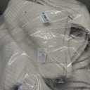 LEEVAN Washable Kitchen Rug 6' x 9', White Bathroom Rug, Reversible Living Room Rug, Farmhouse Low Profile Bedroom Rug, Modern Nursery Carpet for Foyer Laundry/ Proch Decor