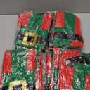 Toulite 36 Pcs Christmas Elf Aprons and Elves Headband Sets Bulk Elf Costume Headwear for Christmas Party (Green)