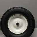 Marathon 16x6.50-8" Flat Free Tire on Wheel, 3" Hub, 3/4" Bushings