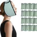 Wisdom Teeth Ice Pack Head Wrap for TMJ Pain Relief, Oral Surgery Recovery, Face & Jaw - Reusable Hot & Cold Therapy with 4 Gel Packs for Dental Implant, Tooth Extraction, SwellingPea Green