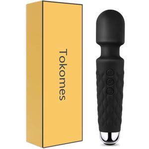Power Wand Massager, Wireless Waterproof USB Rechargeable Massage with 8 Powerful Speeds 20 Modes Vibration,Mini Frequency for Muscle Aches & Sports Recovery