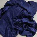 Cibhlea Satin Sheets, Twin Size Sheets Set, 4 Pcs Cooling Soft Bed Sheets, Silky Bedding Set Navy Blue