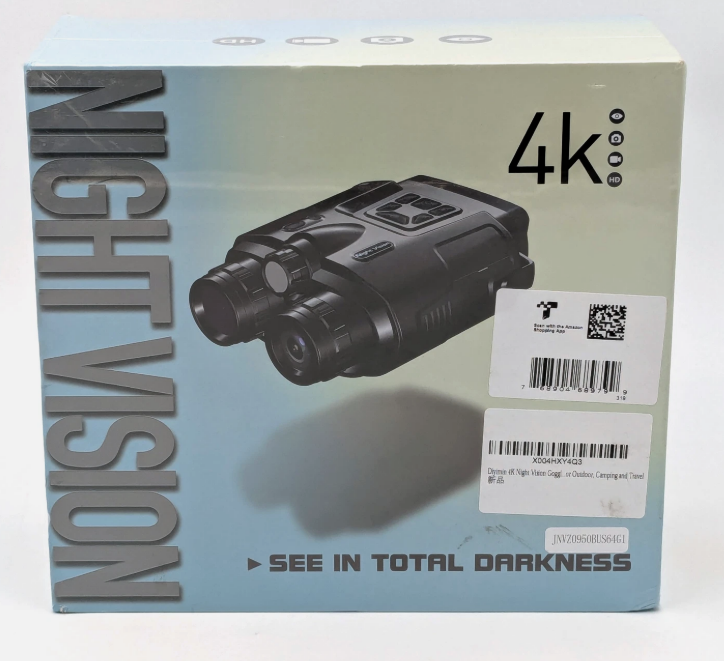 4K Night Vision Binoculars-Infrared Goggles, 8X Zoom, 3" HD Screen