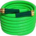 Garden Hose 25ft Heavy Duty Water Hose 5/8,180 PSI Kink Resistant, Heavy Duty, Lightweight, Flexible Hose for Plants, Lawn & Garden Watering Equipment, 3/4 Solid Fittings (25ft)