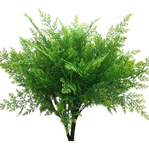 Artificial Shrubs, Persian Fern Leaves Plastic Plants Greenery Grass Simulation Fake Bushes Outdoor Indoor Home Garden Verandah Parterre Table Centerpieces Arrangements Decoration 4 pcs