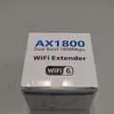 WiFi Extender, 2026 1800Mbps WiFi 6 Extender Signal Booster - Dual Band (2.4GHz & 5.8GHz), WiFi Extender with Gigabit Port, 12999 Sq.Ft Long Range WiFi Repeater, Connects 105+ Devices