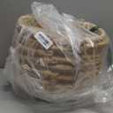 Sintuff 6 Pcs Small Wicker Picnic Basket with Handle 12.6 x 8.27 x 3.15 Inches Oval Willow Woven Braided Gifts Basket for Fruit Bread Snack Garden Wedding Harvest Gathering Party Storage Decor