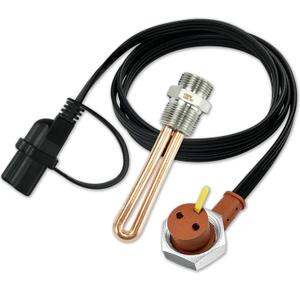 3500043 Engine Block Immersion Heater for Fo-rd Mer-cury Lin-coln Interna-tional Cater-pillar De-troit Die-sel Ni-ssan 3/4" NPT Thread 120 Volts 1000 Watts with Cordset Cord and Plug Protector
