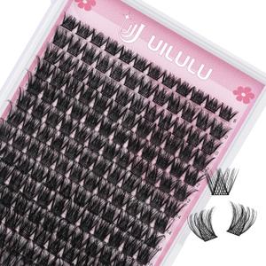 Lash Clusters D Curl Individual Lashes 0.07D 8-18 MIX 168 Eyelashes Clusters Lashes DIY Lash Extensions at Home False Lashes Wide Band Wispy Eye Lash Clusters