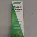 Tongue Scraper Cleaner 100% BPA Free Tongue Scrapers with Travel Handy Case for Adults, Kids, Healthy Oral Care, Easy to Use, Help Fight Bad Breath (4 PACK)