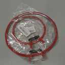 Nurge Premium Quality, Metal Spring Tension Embroidery Hoops, Cross Stich Hoop, Darning Hoops, Embroidery Tension Shed (Red, Siz Mix)