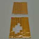 2 Sheets/258Pcs Circuit Breaker Labels, Self-Adhesive Electrical Panel Labels Waterproof Breaker Panel Stickers for Home Office Apartments and Electricians (Yellow)
