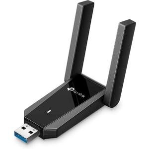 TP-Link USB 3.0 WiFi Adapter for Desktop PC (Archer TX30U Plus)-AX1800 WiFi 6 Dual-Band Plug and Play Wireless Network Adapter with 2.4GHz, 5GHz, 2High Gain Antenna, WPA3, Supports Windows 11/10