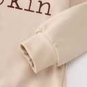 Toddler Baby Girls Halloween Sweatshirt Little Pumpkin Crewneck Pullover Tops Long Sleeve Outfit Shirt Fall Clothes(Apricot,18-24Months)