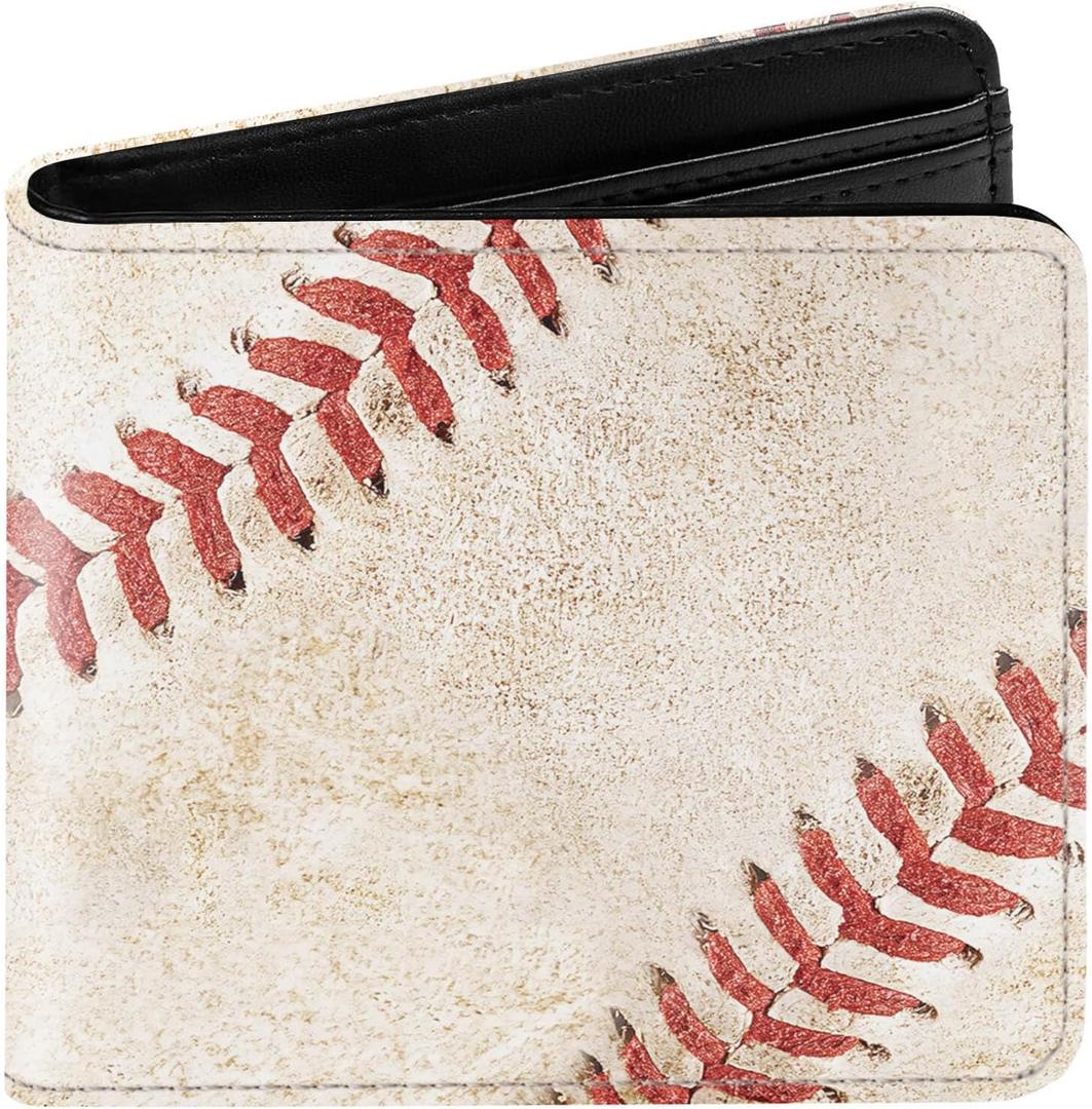 Kids Wallet for Boys, Baseball Teen Boys Wallet for Kids Ages 4-5-6-7-8-9-10-11-12-13-14-15-16, Leather Wallet for Teen Boy, Baseball Wallets - Teenage Teenager Gifts for Boy Christmas Birthday