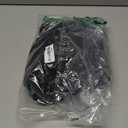 RIMELA Bed Skirting Queen Size Black Bed Skirt 12 Inch Drop, Wrap Around Elastic Adjustable Bedskirt, Dust Ruffle for Bed Frame & Box Spring Soft Durable Fabric Machine Washable Easy to Install