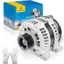 EzeXpreze Alternator Compatible With Ford Explorer 3.5L 2016-2019, F150 V6 3.5L 2013-2014, Lincoln MKT 2.0L 2014-2016, MKT 3.5L 3.7L 2013-2019, 225A Replaces 104210-6601,11629N,DG1T-10300-EB