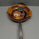 Gotham Steel 9.5 Inch Copper Non Stick Frying Pans, Ceramic Non Toxic Frying Pans Nonstick Skillet Made Without PFOA PFOS, Lightweight, Stay Cool Handle, Oven and Dishwasher Safe
