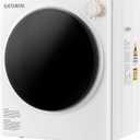 Elevon Portable Clothes Dryer 830W, Compact Dryer for laundry with 5 Drying Modes, 1.95 Cu.ft Front Load Dryer Machine, Stainless Steel Tub for Small Space, Apartments, RVs, Overheat Protection, White