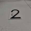 10 Inch Large house Numbers for Outside Modern,Metal House Numbers Black Address Numbers For House Matte Black Floating Mount And Flush Mount Aluminum Home Address Numbers 2