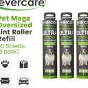 Evercare Pack of 3 All-Purpose Pet Mega Oversized Lint Roller Refills, 50 Sheets Each