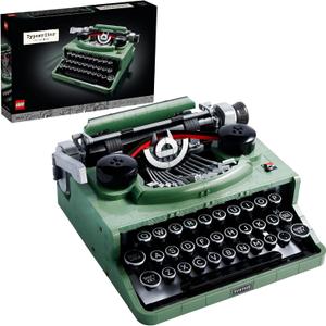 LEGO Ideas Typewriter 21327 Building Set for Adults, Collectible Retro Display Model, Creative Hobbies Unique Gift Idea, One Size