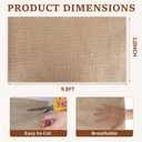 15FT x 40" Natural Jute Burlap Fabric, Burlap Cloth for Weed Barrier,DIY Crafts&Party Decor, Burlap Plant Covers Winter Freeze Protection, Burlap Tree Trunk Wrap for Outdoor Shrubs