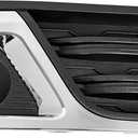 HECASA Right Fog Light Bezel Compatible with 2013-2017 Chevy Chevrolet Traverse Replacement for GM1039148 20988620 Front Bumper Driving Fog Lamps Cover Trim - Passenger Side