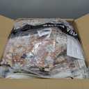 zesthome 8x10 Area Rugs for Living Room,Non-Slip Backing Washable Rugs,Vintage Large Area RugStain Resistant Home Decor Rug (Orange,8'x10')