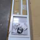 Ideal Pet Products Aluminum Pet Patio Door, Adjustable Height 77-5/8" to 80-3/8", 15" x 20" Flap Size, White